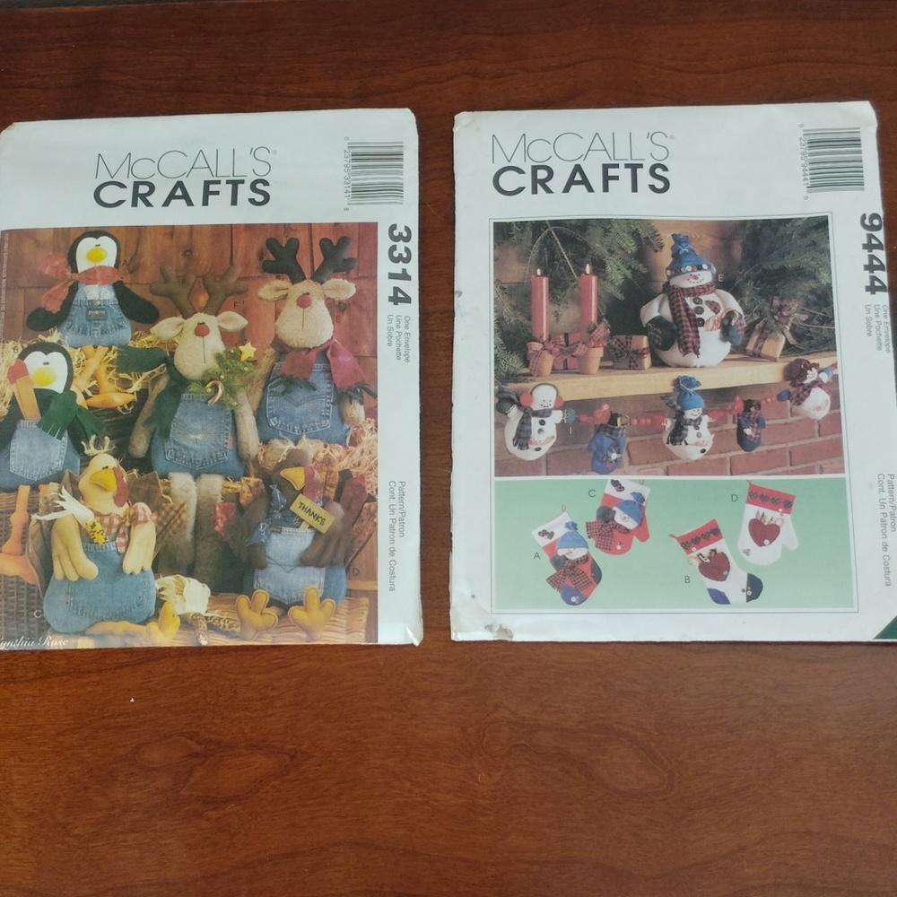 McCalls Craft Patterns Bundle (UnCut)